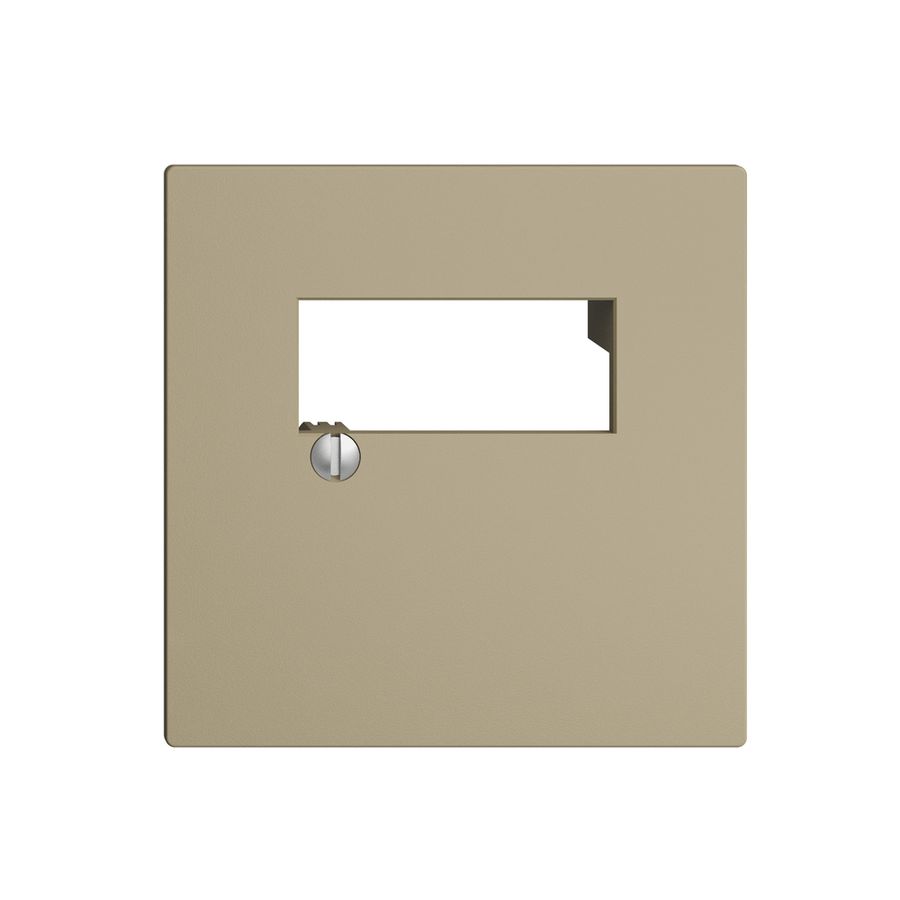 Frontplatte 2×RJ45 EDIZIOdue sand R&M swissline