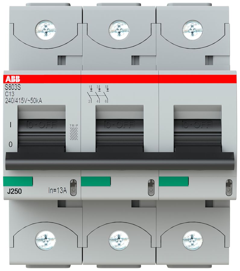 Disjoncteur ABB S803S-C 13A 50kA