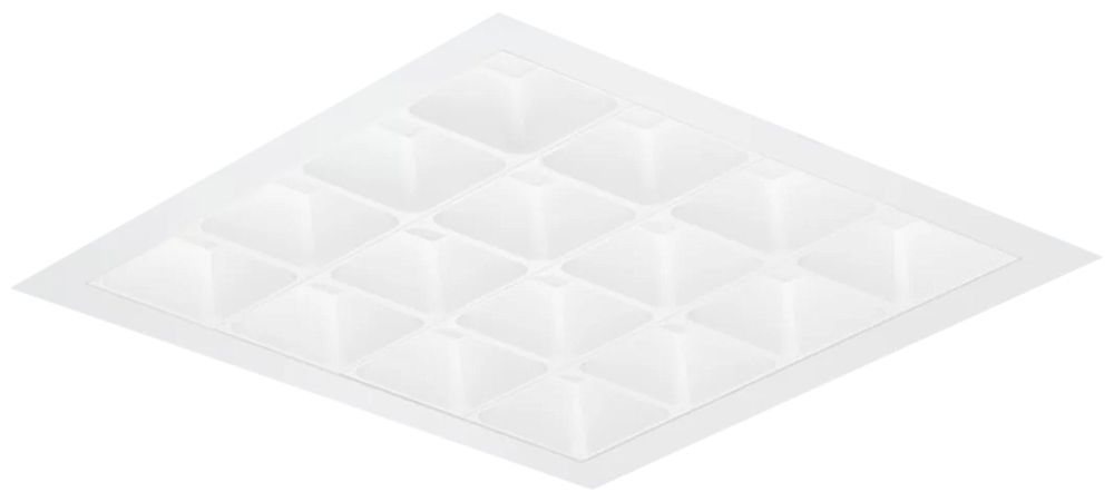 EB-LED-Deckenleuchte Philips PowerBalance 23W 4000lm 840 DALI 622×622 ws