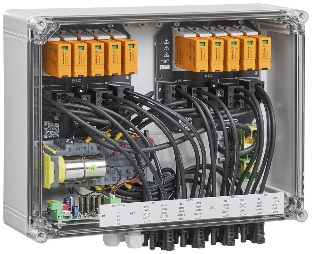 Generatoranschlusskasten WM GAK PVC DC 2I 1O 4MPP RD SPD1R EVO 11