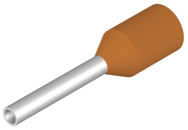 Estremità di cavo Weidmüller H isolata 0.5mm² 8mm 2.9mm arancione sciolto