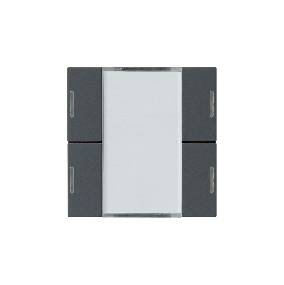 Frontset Hager kallysto LED 4×KNX systemlink/easylink anthrazit