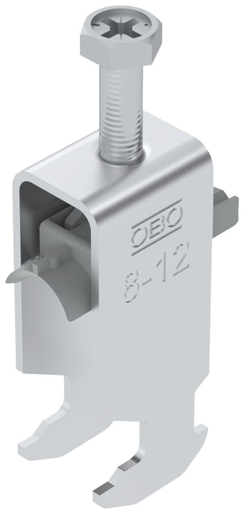 Fixation rapide BET 2056 pied à H matière synthétique 8…12mm 2×câble aluminium