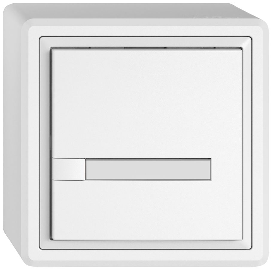 AP-Universaltaster EDIZIO.liv UNI SNAPFIX® 5…48V o.LED 1× 1-Tbed.Pap.ws