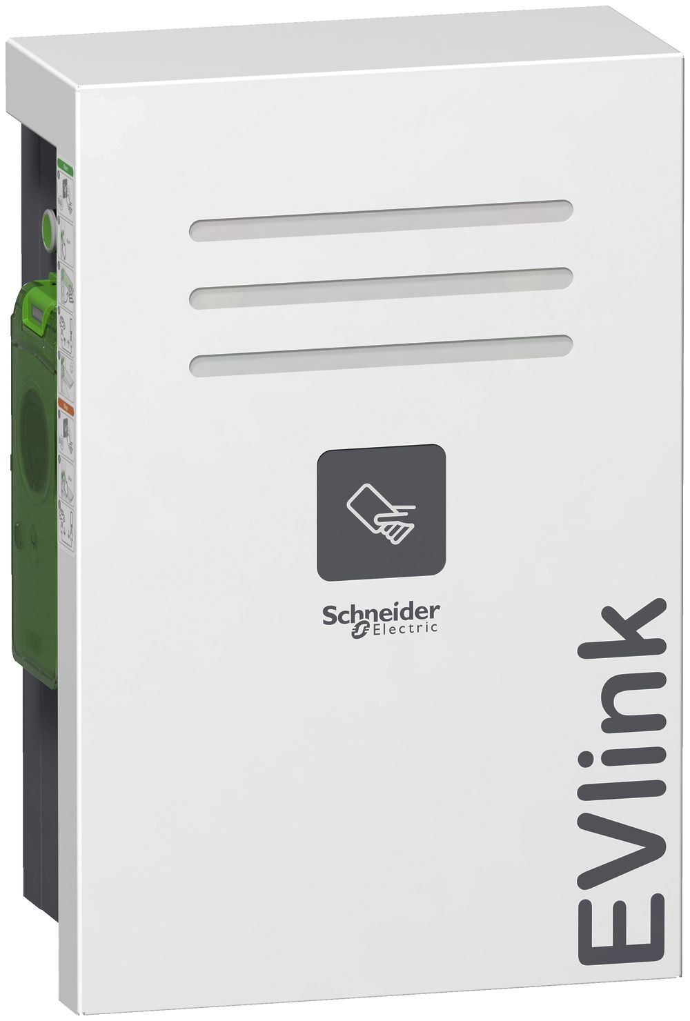 Ladestation EVlink Parking2 Wandmontage 2×22kW Mode3 Typ2 Steckdose, RFID