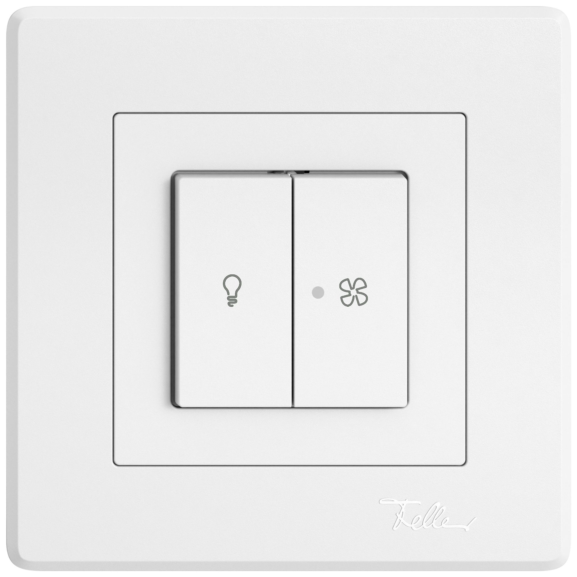 Kit de montage ENC EDIZIO.liv SNAPFIX® p.lum&venti a.2 bout.a.lentille front.bc