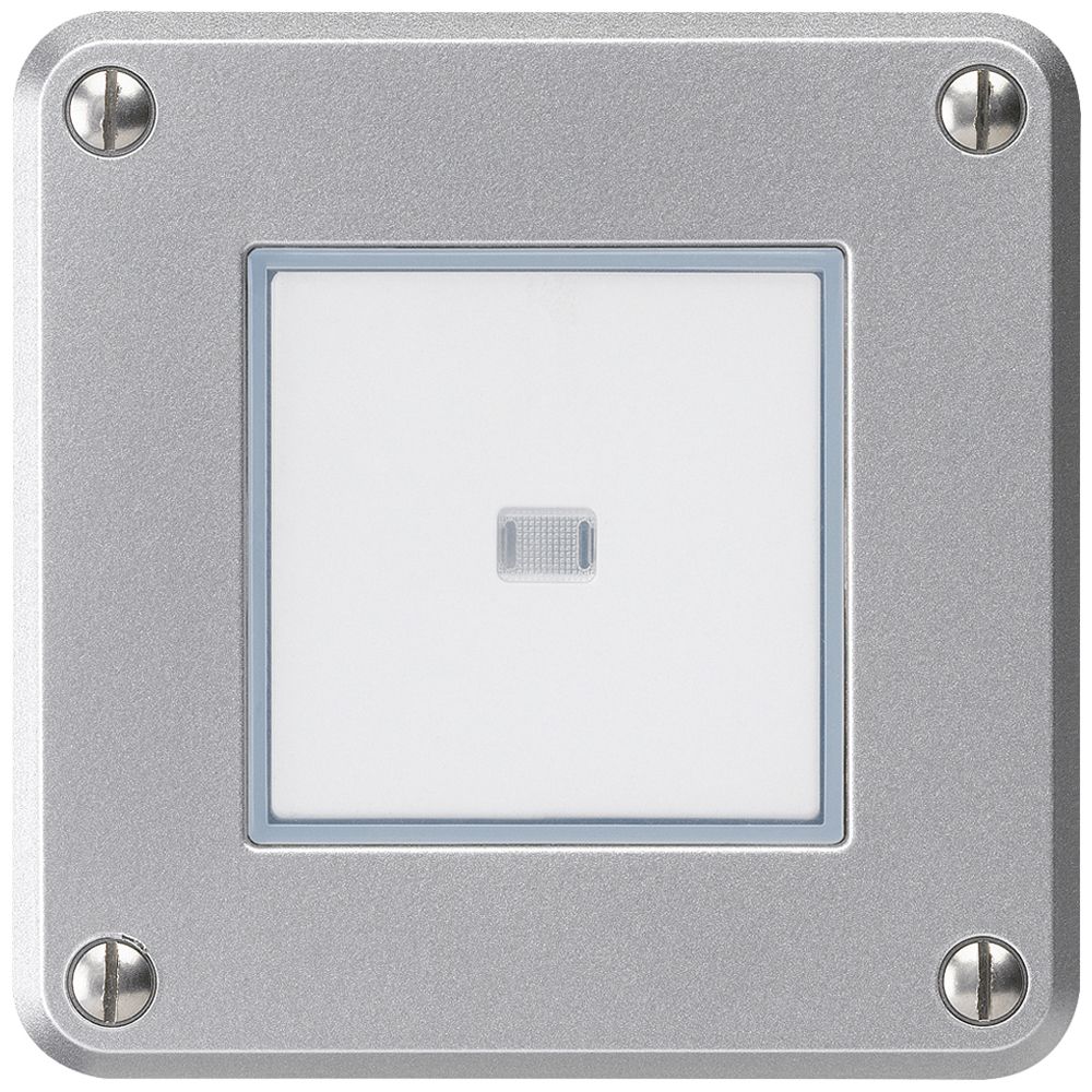 Interruttore INC robusto IP55 schema 6 illuminato alluminio