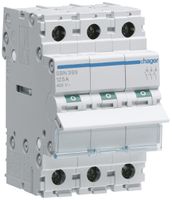 REG-Ausschalter Hager 125A 400V 3 Schliesser 0 Öffner 0 Wechsler 3TE