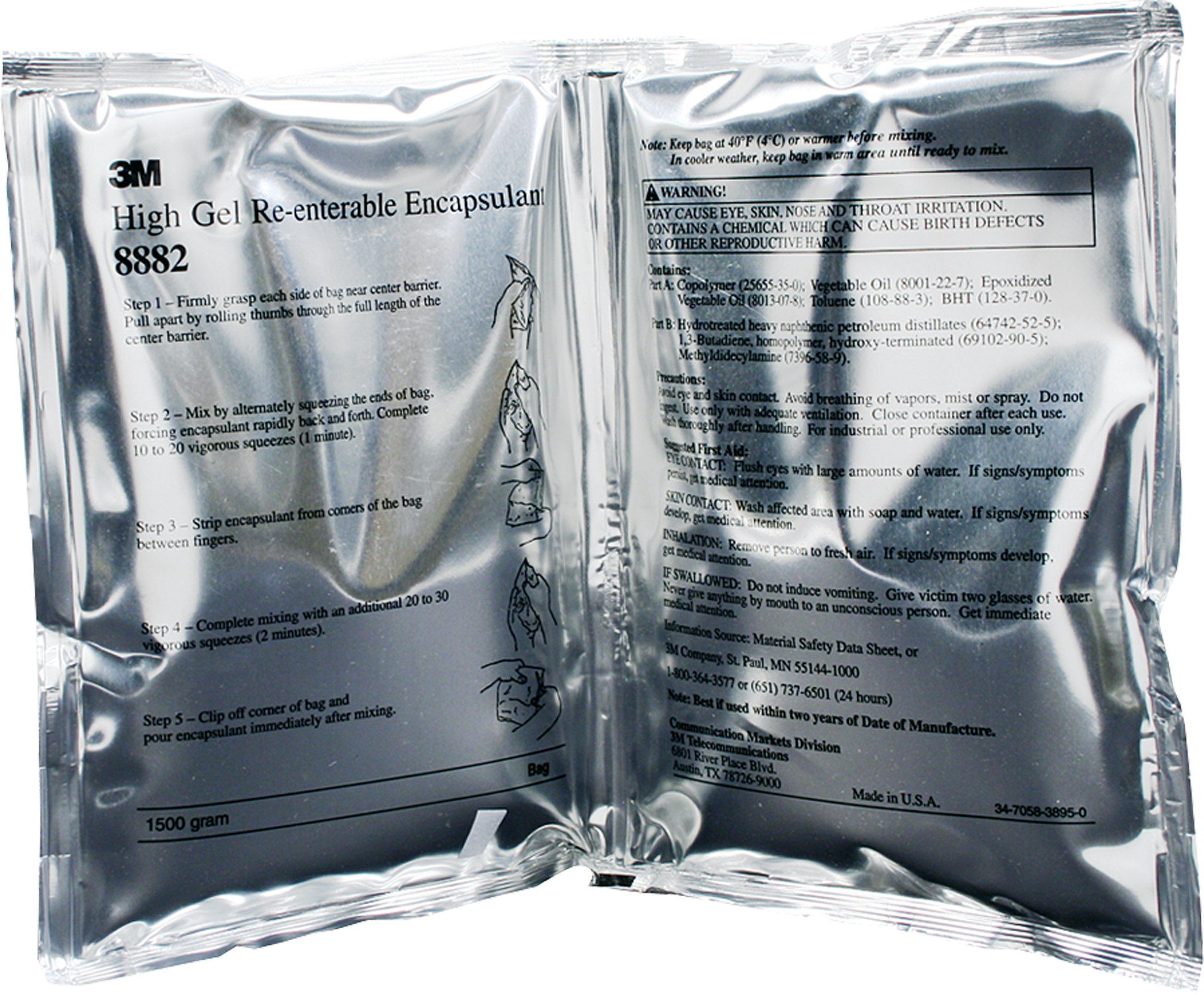 Harz flexibel 3M 0.35kg Gella 8882 C (High Gel)