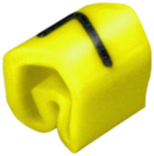 Leitermarkierer Weidmüller CLI C MP für Ø1…3mm 3×3.4mm Aufdruck: 7, gelb