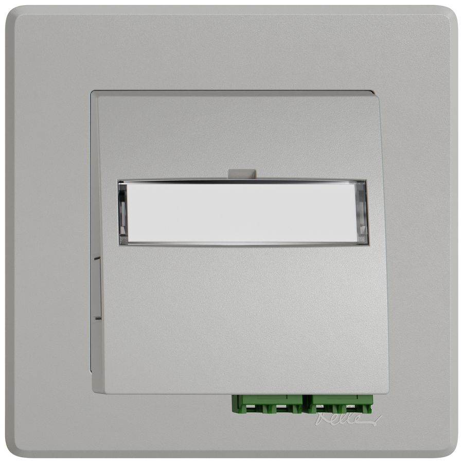 UP-FTTH-Dose EDIZIO.liv SNAPFIX® LC APC Diamond F-3000 1 mittelstück hgu