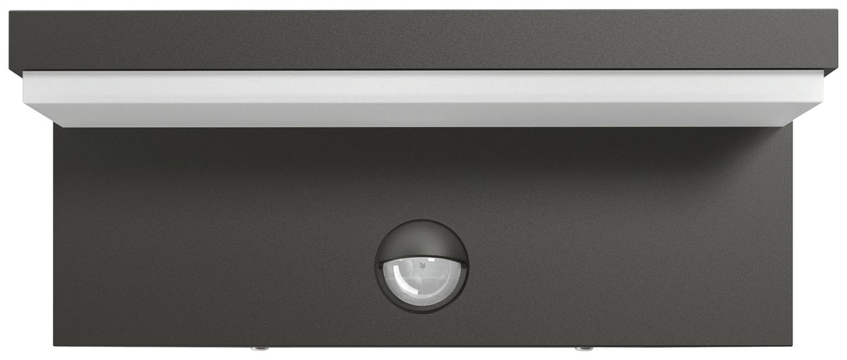 LED-Wandleuchte myGarden Bustan, 9W 230V 2700K PIR 78×92×220mm IP44 anthrazit