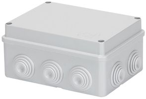 AP-Abzweigdose GEWISS 170×130×76 Schraubdeckel IP55 hf grau