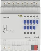 REG-Dimmaktor KNX Theben DM 4 DALI KNX 4-Kanal