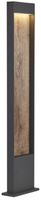 Borne lumineuse LED SLV FLATT POLE 100 9.7W 3000/4000K 400lm IP65 an/bois