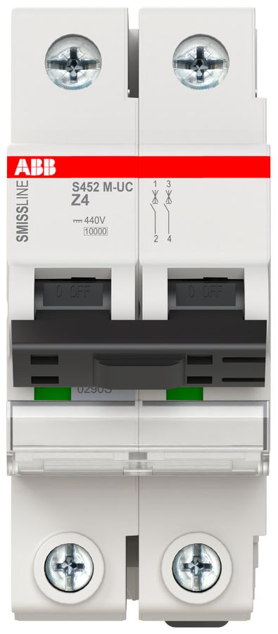 LS-Schalter SMISSLINE CLASSIC UCZ 2×4A 10kA