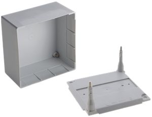 AP-Abzweigdose Woertz leer 95×95×51mm hellgrau