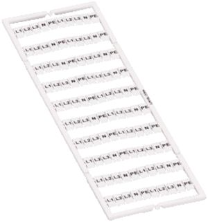 Multibeschriftungssystem WAGO weiss