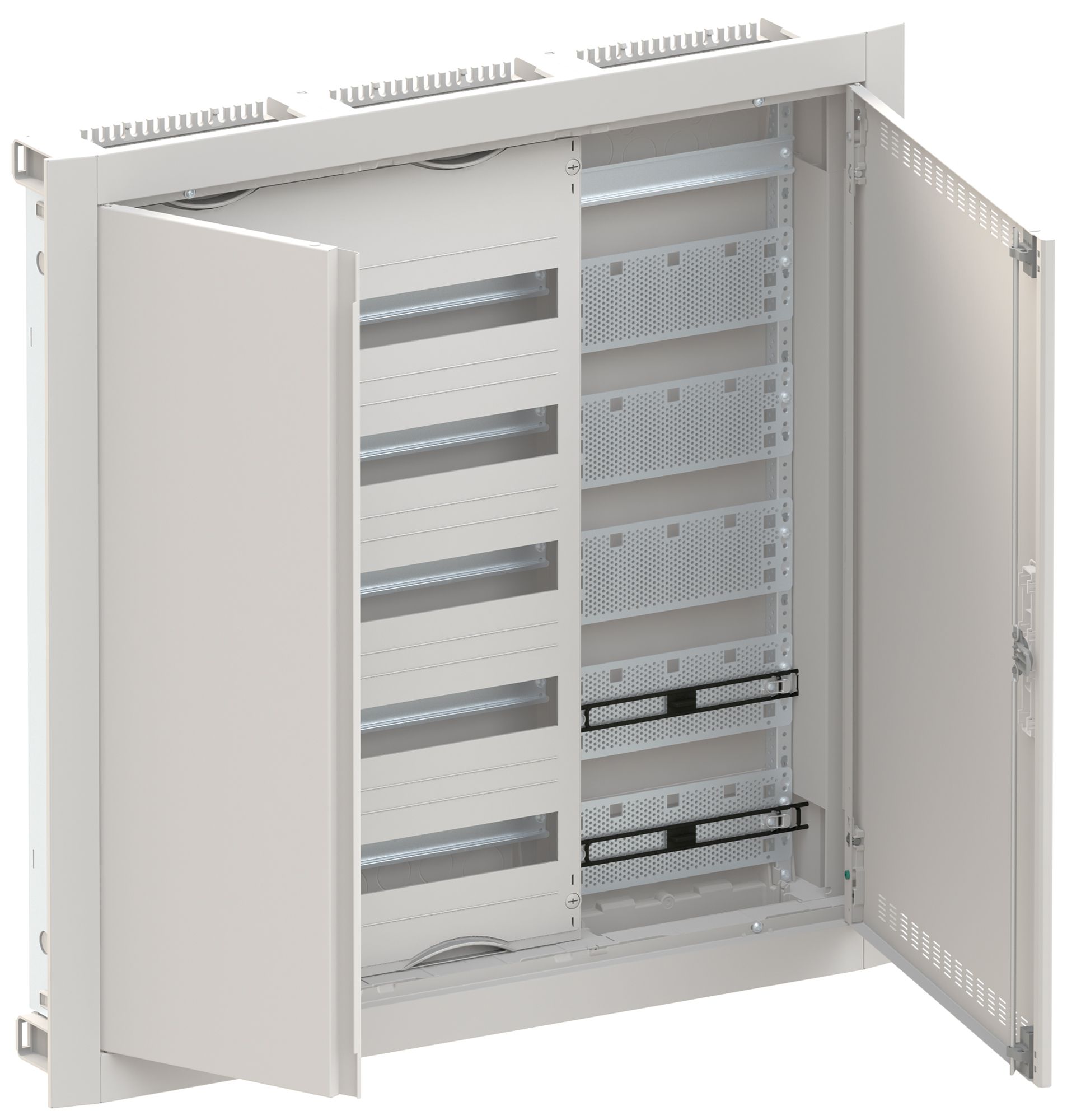 UP-Feldverteiler ComfortLine 5-reihig 120TE mit belüfteter Tür 865×864×125mm