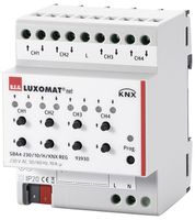 REG-Jalousieaktor KNX Luxomat SBA4-230/10/H/KNX, 4-fach, 10A/230VAC