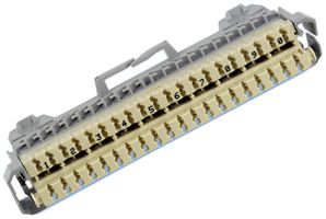 Trennleiste R&M 10DA 1×0.8mm, Rangierseite unten
