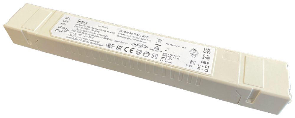 Alimentation LED Elektrogros ATON 38 DALI NFC 5…38W 10…54V 150…1050mA