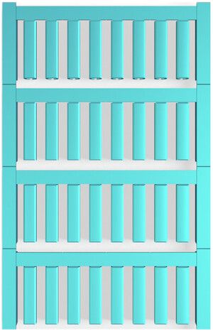 Marqueur de conducteur Weidmüller MultiCard VT SF p.Ø3…3.7mm 21×4.6mm PA66 bleu
