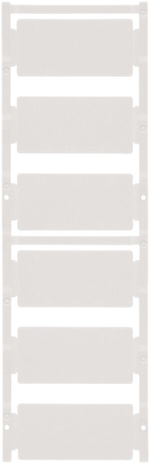 Marcatore per apparecchi Weidmüller MultiCard CC 30×60mm PA66 bianco