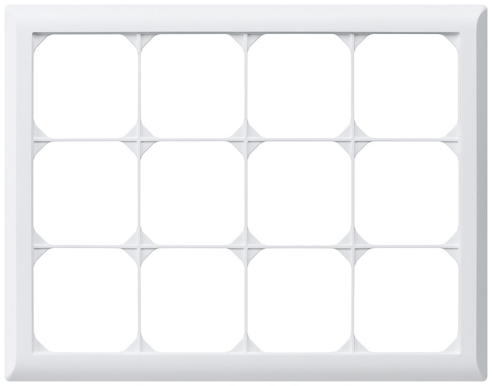 UP-Abdeckrahmen kallysto.line 4×3 weiss horizontal 212×272mm