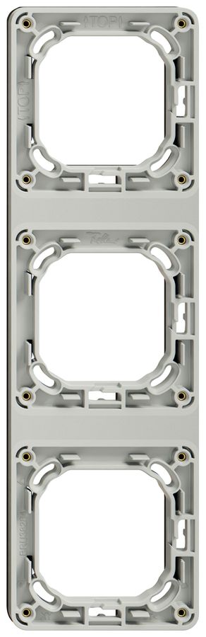 UP-Montagerahmen Feller NEVO SNAPFIX® 3×1 87×287mm grau