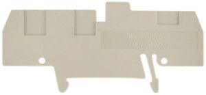 Plaque de fermeture Weidmüller ZAP ZKBD/ZKSD 82.5×2.5mm beige