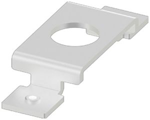 Halteklammer Sylvania Lytespan ROUND 60×20×12mm Stahl weiss