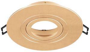 Einbaurahmen SLV NEW TRIA 75 Aluminium Ø110×26mm Messing