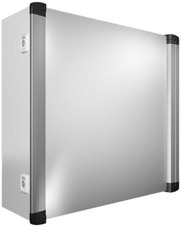 Scatola di comando Rittal AX, accesso frontale 600×600×210mm, lamiera d'acciaio