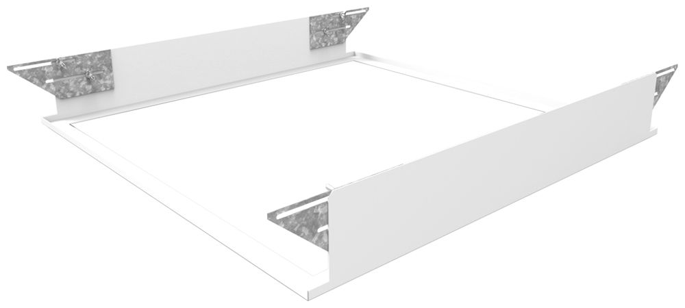 Cadre d'encastrement Sylvania STARTLED acier 599×599×89mm blanc