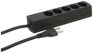 Prise multiple MAX HAURI Safety Line 16A 5×T23 noir