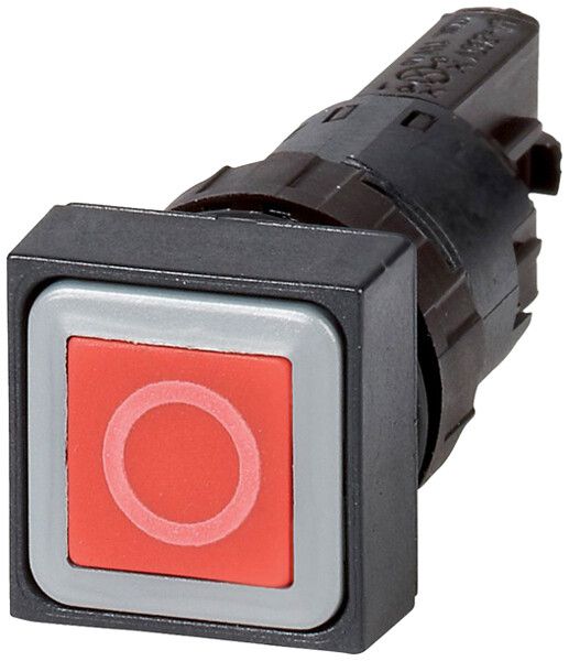 Poussoir Eaton Q25D-10 rouge "O" Ø16mm plat
