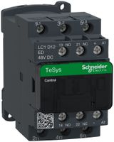 Contattore Schneider Electric LC1D12ED 48VDC 1Ch+1R 12A TeSys