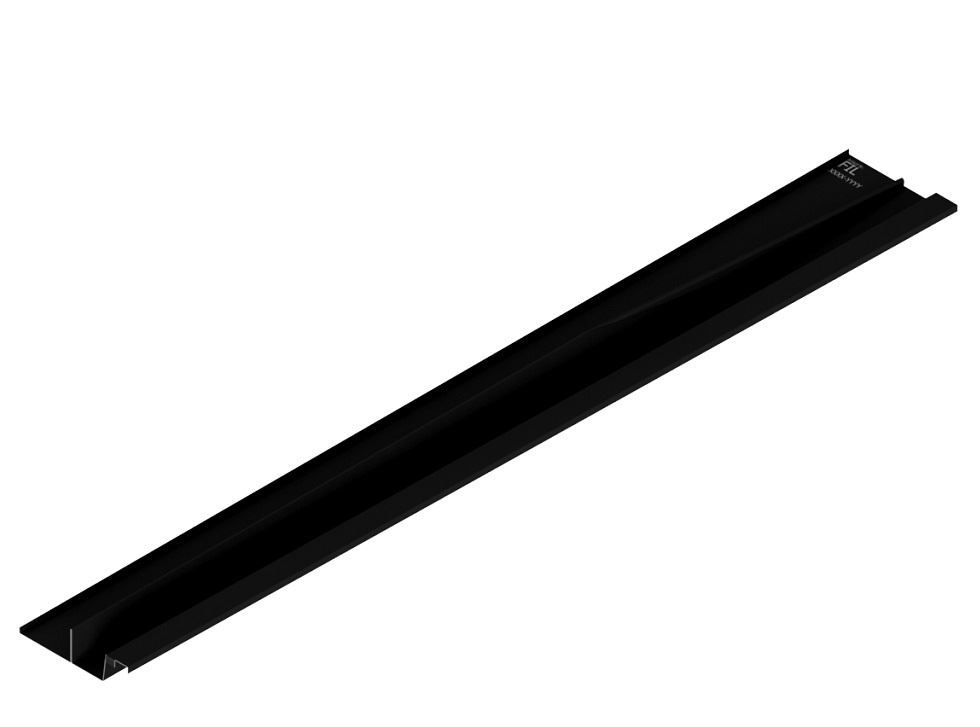 Solrif Seitenblech links universal für Modulhöhen 950-999mm, Aluminim