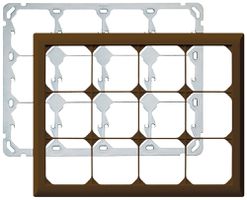 UP-Kopfzeile kallysto.line 3×4 braun horizontal