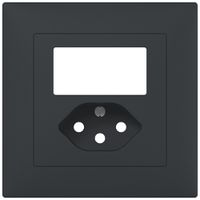 UP-Montageset SIDUS B zu USB Ladesteckdose mit T13 anthrazit