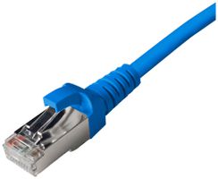 Patchkabel RJ45 Dätwyler 5502 flex PVC CAT5e S/UTP AWG26 1:1 blau 1m