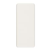 Abdeckplatte 3×1 Blind weiss