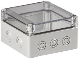 Scatola per apparecchio RW CUBO S 125×125×75mm SPCM trasparente