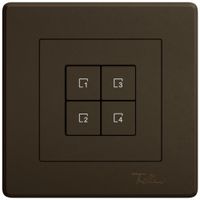 Comando per pulsante scene INC EDIZIO.liv Wiser SNAPFIX® 4 scene 4T ma