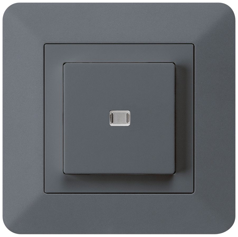 UP-Leuchtdruckschalter kallysto.trend 3/1L anthrazit