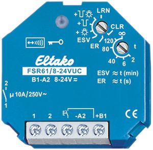 EB-RF-Schaltaktor Eltako 8…24VUC, Schrittschalter