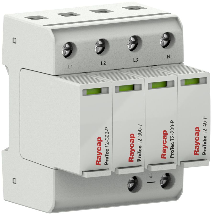 REG-Überspannungsableiter ProTec T2-300-3+1, Typ 2, 3L/N 315A TN-S/TT