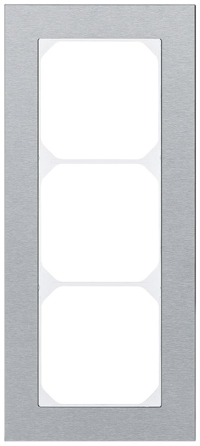 Abdeckrahmen KAL.art 3×1 214×94mmmm Edelstahl gebürstet