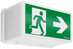 Notleuchte ESYLUX SLB LED 20×LED, 250×150×135mm